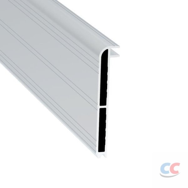 Профіль NE3080LAS алюмінієвий, без покриття з висотою 80мм, папа, для N-Case System. Сумісний з пластиковим куточком 1 N-Case 1 –